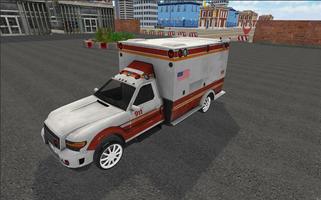 Ambulance Game Save Life Simulator 3D capture d'écran 1