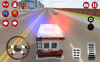 Ambulance Game Save Life Simulator 3D capture d'écran 2
