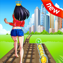 Rail Princess Run vs Ninja Game APK