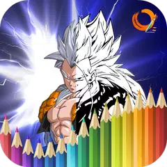 Super Saiyan DBZ Coloring Book APK download