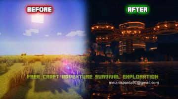Free Craft Adventure Survival Exploration syot layar 2