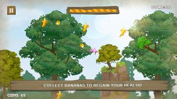 Monkey Hanger: Rope Swing & Fly for Bananas 🍌 screenshot 2
