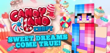 Candy Land Craft: Jogos de Construção Para Meninas