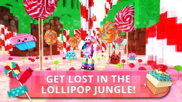 Candy Land Craft: 2018 Kızlar İçin İnşaat Oyunları Ekran Görüntüsü 2