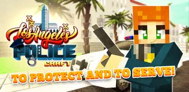 LA Police Craft: Block Cop & Robbers Action Games