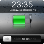 Slide to unlock-Drops Zeichen