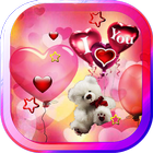 Bear Love Wish live wallpaper icône