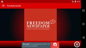 Freedom Radio Gambia imagem de tela 3