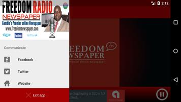 Freedom Radio Gambia imagem de tela 2