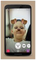 Doggy Face Snapchat Lenses Tip اسکرین شاٹ 1