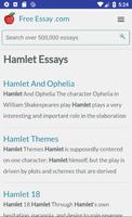 Free Hamlet Essays, Term Paper captura de pantalla 1