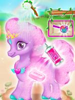 Unicorn & Squirrel Pet Caring - Doctor Game Affiche
