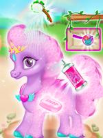 Poster Unicorn & Squirrel Pet Caring - Doctor Game