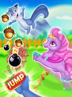Unicorn & Squirrel Pet Caring - Doctor Game تصوير الشاشة 2