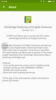 Dictionary of English Grammar Affiche