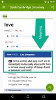 Quick Cambridge Dictionary screenshot 1