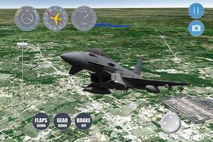 Houston Flight Simulator captura de pantalla 1