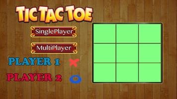 Tic Tac Toe Multiplayer Online Games Affiche