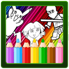 Coloring Book for Cartoons icône