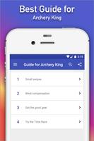 Guide for Archery King tips poster