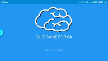 Quiz Game For GK پوسٹر