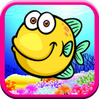 Fish Throw Game: Kids - FREE! icône