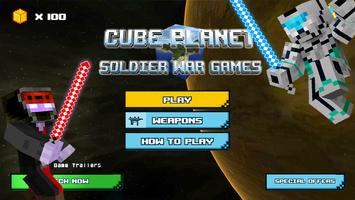 Cube Planet Soldier War Games capture d'écran 2