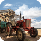 Farm Tractor Driver Cargo simgesi