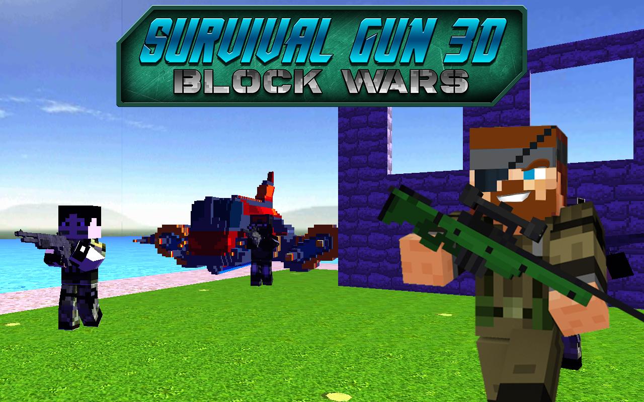 Игра survival wars. Ган батл ворлд. 3d Blocky Wars. Block Wars.