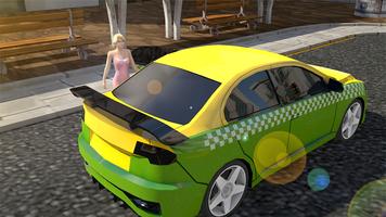 Taxi Simulator 3D: Hill Statio Affiche