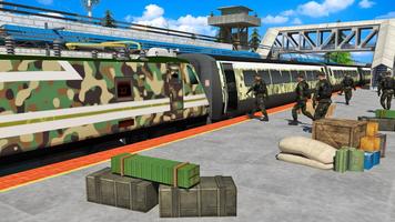 US Army Train Simulator 3D Affiche