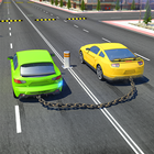 Chained Cars against Ramp أيقونة