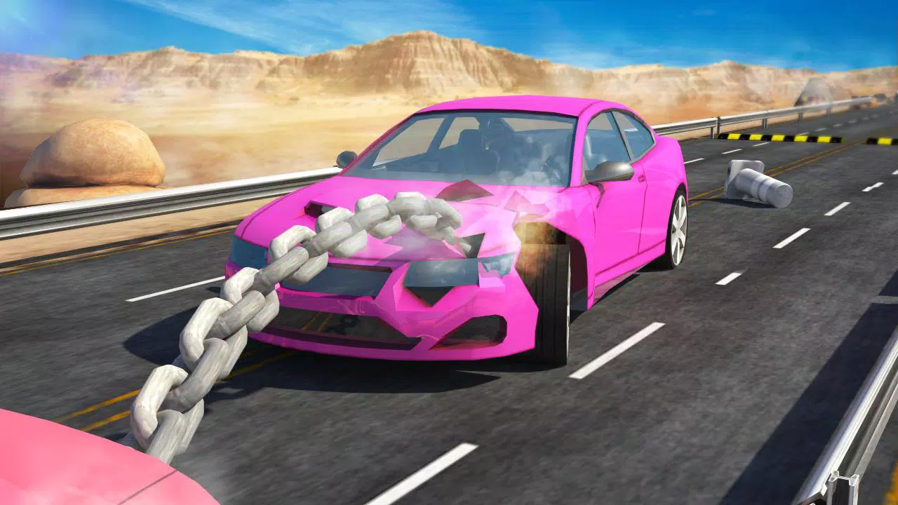 Chained Car Stunt Racing 3D