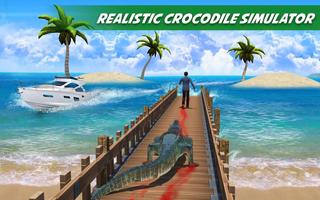 Crocodile Attack - Animal Simulator capture d'écran 1