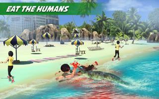Crocodile Attack - Animal Simulator captura de pantalla 2