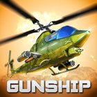 Gunship War 3D: Helicopter Bat icône