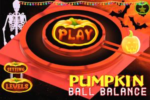 Pumpkin Ball Balance Affiche