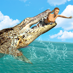Hungry Crocodile Wild Hunt Sim icon