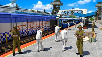 Indian Police Train Simulator Affiche