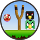 knock down angry birds آئیکن