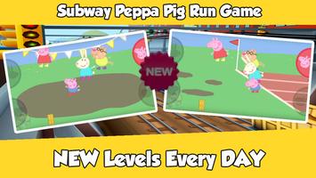 Subway Peppa Run Pig Game screenshot 2