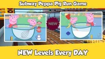 Subway Peppa Run Pig Game captura de pantalla 3