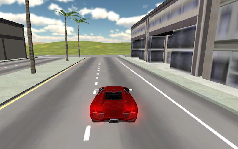 Race car driving 3d