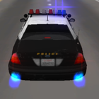 Polis arabası sürüşü 3D simgesi