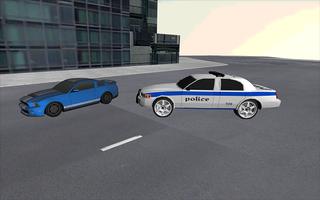 police car driving simulator imagem de tela 1