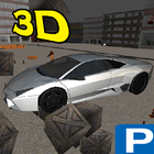 De carro SUPERIOR Parking 3D ícone