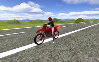 Aşırı motosiklet atlama 3D gönderen