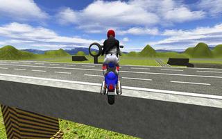 Extreme MotorBike Jump 3D capture d'écran 1