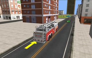 消防队员卡车救援3D 截图 2