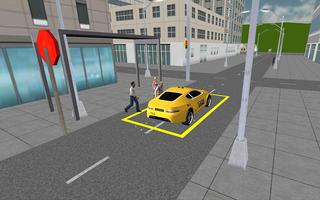 Modernes Taxi fahren 3D Screenshot 1